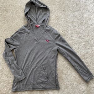Puma long sleeve hooded tee